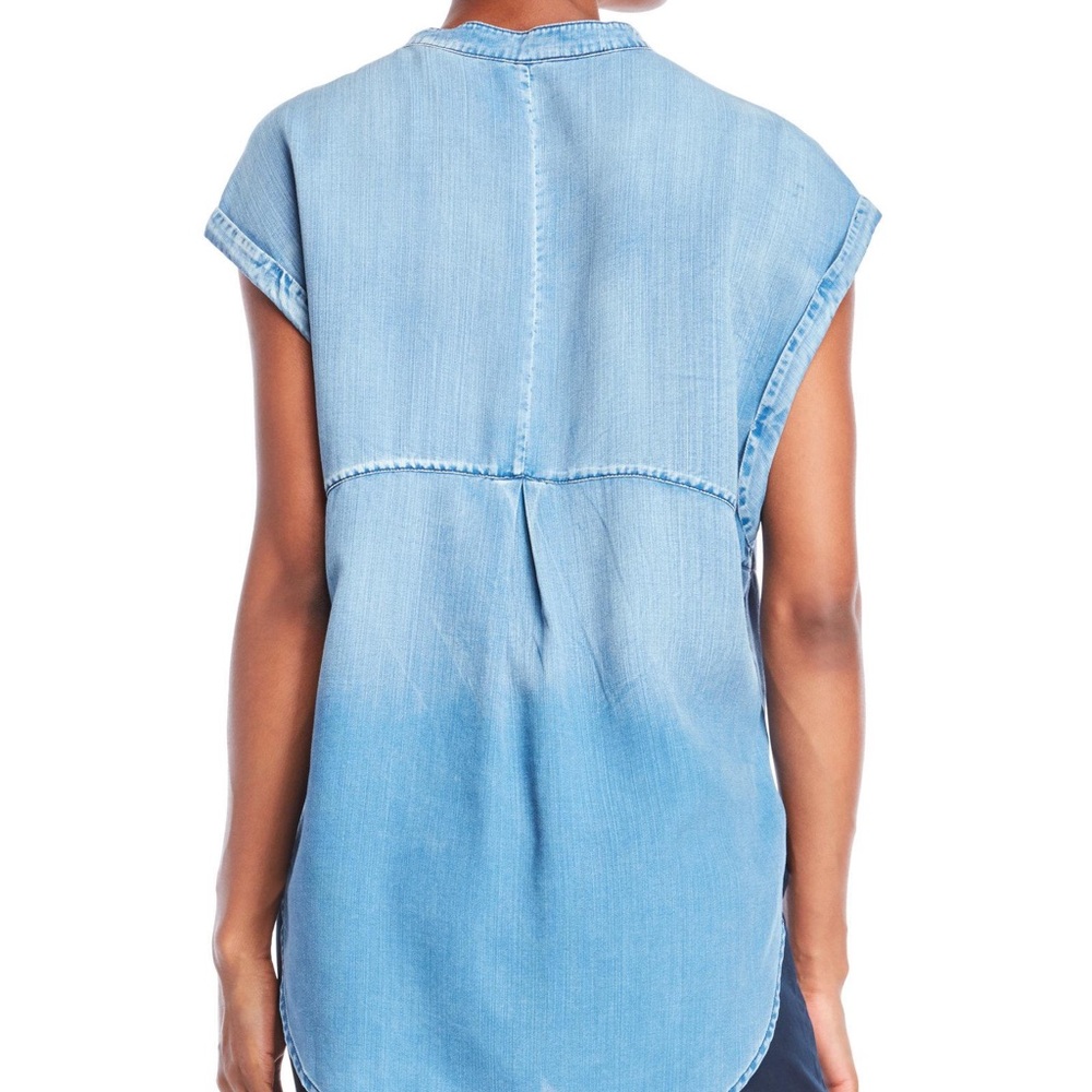 Scotch & Soda Chambray Lace Up Top - image 2